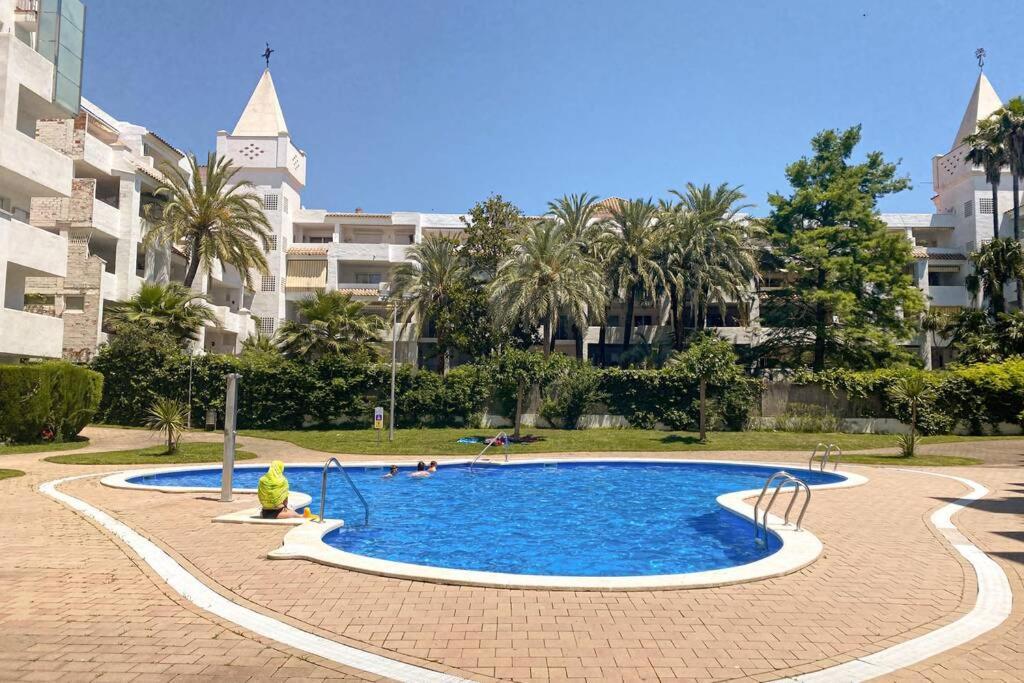 Blue Marina - Terraza, Piscina Y Wifi Gratis Leilighet Roses Eksteriør bilde